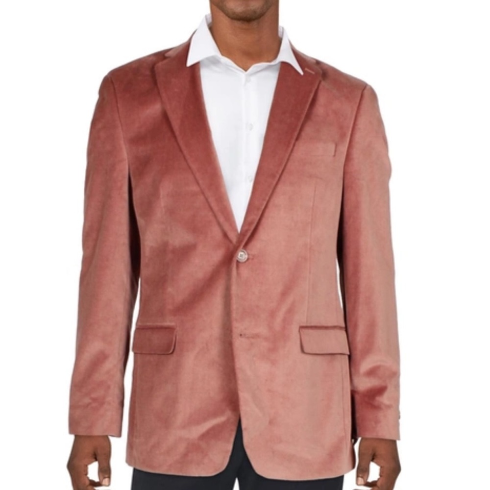 ALFANI Men's Slim-Fit Solid Velvet Sport Coat